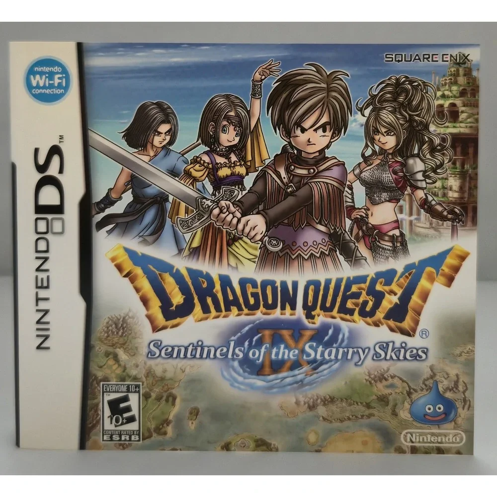 Dragon Quest IX: Sentinels of the Starry Skies (Nintendo DS) CIB + Promo Booklet